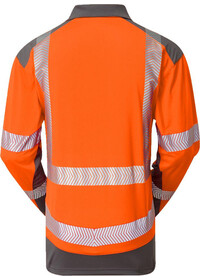 Personalised Hi Vis Two Tone Longsleeve Poloshirt