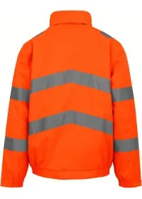 Regatta Orange Hi Vis Bomber Jacket TRW457
