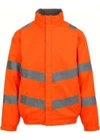 Regatta Orange Hi Vis Bomber Jacket TRW457