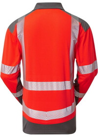 Personalised Hi Vis Two Tone Longsleeve Poloshirt