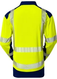 Personalised Hi Vis Two Tone Longsleeve Poloshirt