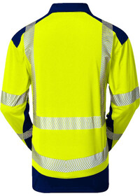 Personalised Hi Vis Two Tone Longsleeve Poloshirt
