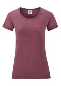 Heather Burgundy Fruit of the Loom SS050