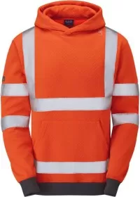 Personalised Hi Vis Hoodie Leo SS04