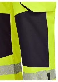 PULSAR Hi Vis Yellow Waterproof Overtrousers RCT802 Close