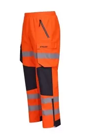 PULSAR Hi Vis Orange Waterproof Overtrousers RCT803