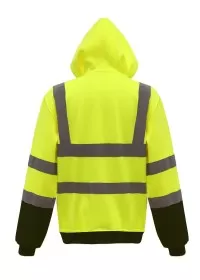 Personalised Zip-Up Hivis Hoodie HVK07