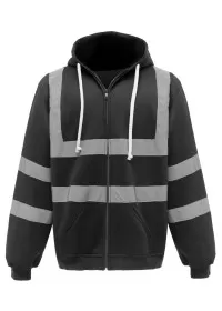 Personalised Zip-Up Hivis Hoodie HVK07