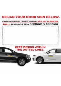 Custom Design your Magnetic Car or Taxi Door Sign