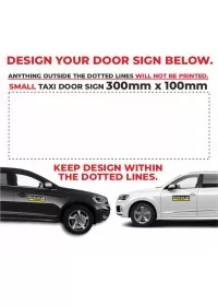 Custom Design your Magnetic Car or Taxi Door Sign