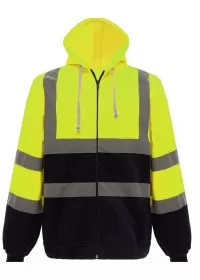 Personalised Zip-Up Hivis Hoodie HVK07