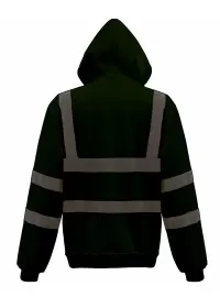 Personalised Zip-Up Hivis Hoodie HVK07
