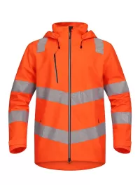 Pulsar Orange Hi Vis Waterproof Softshell REACT RCT801 Front