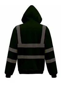 Personalised Zip-Up Hivis Hoodie HVK07