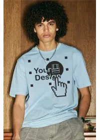 Custom Printed Short Sleeve T Shirt Awdis AT001 150GSM