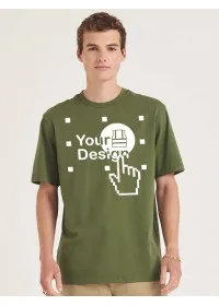 Custom Printed Short Sleeve T Shirt Awdis AT002 180GSM
