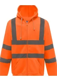 Personalised Zip-Up Hivis Hoodie HVK07