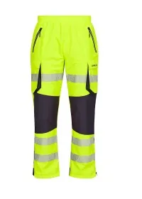 PULSAR Hi Vis Yellow Waterproof Overtrousers RCT802 Front