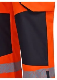 PULSAR Hi Vis Orange Waterproof Overtrousers RCT803 Close