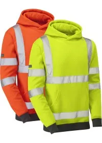 Personalised Hi Vis Hoodie Leo SS04