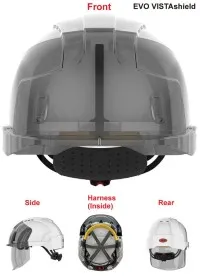 JSP Personalised Vented Face Shield Safety Helmet