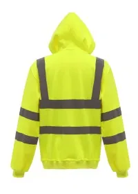 Personalised Zip-Up Hivis Hoodie HVK07