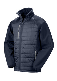 Padded Softshell Jacket Result R237X Navy/GREY