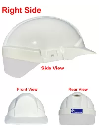 Centurion Reflex White Custom Printed Safety Helmet