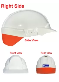 Centurion Reflex White Custom Printed Safety Helmet