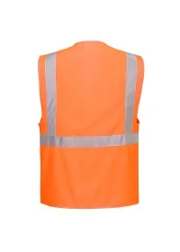 Portwest S476 Executive Vest Orange Rear