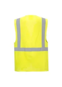 Portwest S476 Executive Vest Yellow Rear