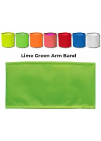 Hi Vis arm band HVW66 Lime Green