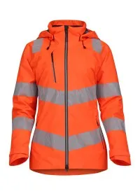 Pulsar Women's Orange Hi Vis Waterproof Softshell REACT RCT851 Front