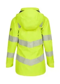 Pulsar Women's Yellow Hi Vis Waterproof Softshell REACT RCT850 Rear