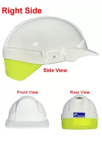 Centurion Reflex White Custom Printed Safety Helmet