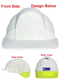 Centurion Reflex White Custom Printed Safety Helmet