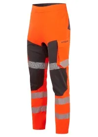 PULSAR REACT GRS Hi Vis Orange Grey Two Tone Work Pants RCT811 Front