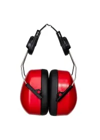Portwest PW47 Endurance Clip-On Ear Muffs Red