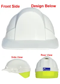 Centurion Reflex White Custom Printed Safety Helmet
