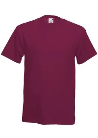 Fruit of the Loom SS048 Burgundy