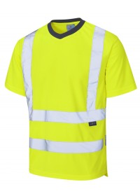 Leo Yellow hi vis T shirt T02