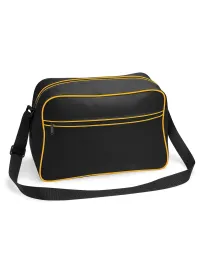 Retro shoulder bag BG014 Black/Gold