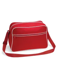 Retro shoulder bag BG014 Classic Red/White