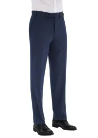 8025 Oliver Men's Tailored Fit Trousers Denim Front