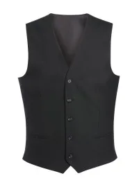 1539 Men's Nice Waistcoat Black Front