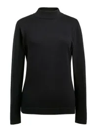 2389 Turtleneck Jumper Black Front