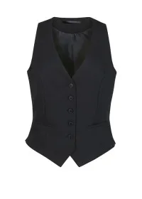 2257 Women's Luna Waistcoat Black Front