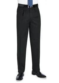 8732 Atlas Men's Trouser Black Front