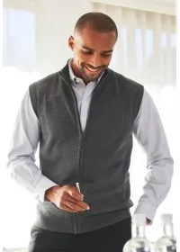 4372 Knitted Zip Gilet