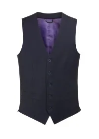 1074 Busso Mens Waistcoat Navy Front